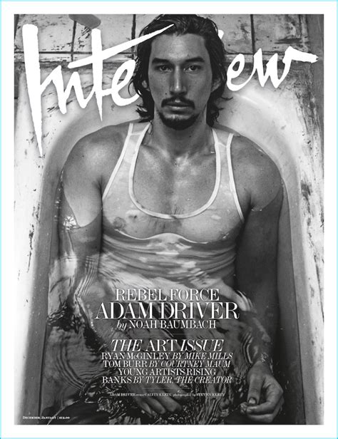 Adam Driver Covers Interview Magazine, Talks Martin .